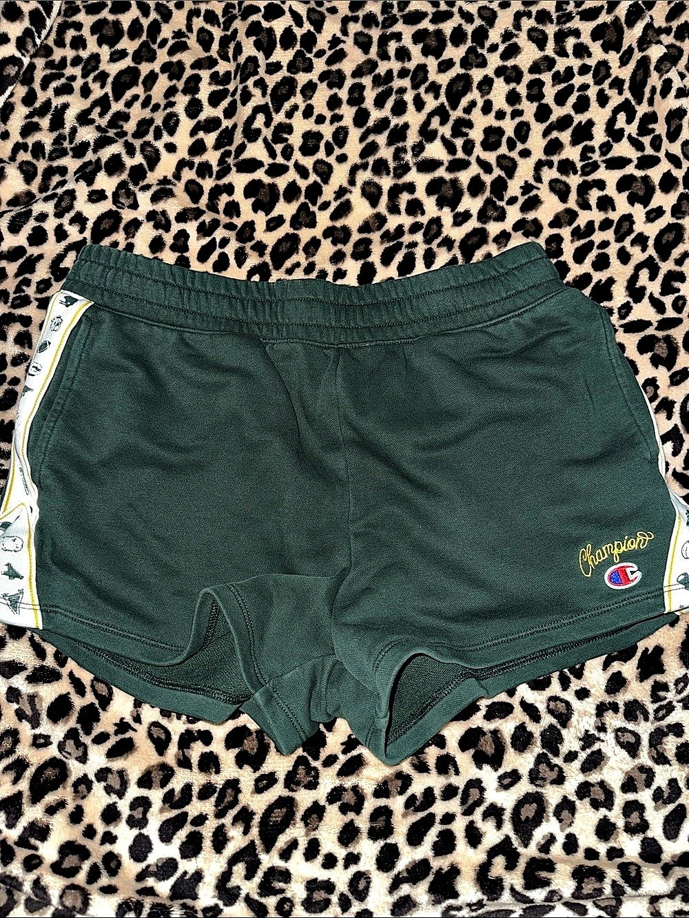 Champion Green Athletic Shorts Size Large